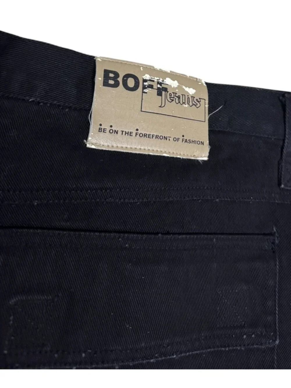 BOFF Vintage Y2K 2000s Streetwear Skate Baggy Wide Denim Jean Shorts Jorts 42
